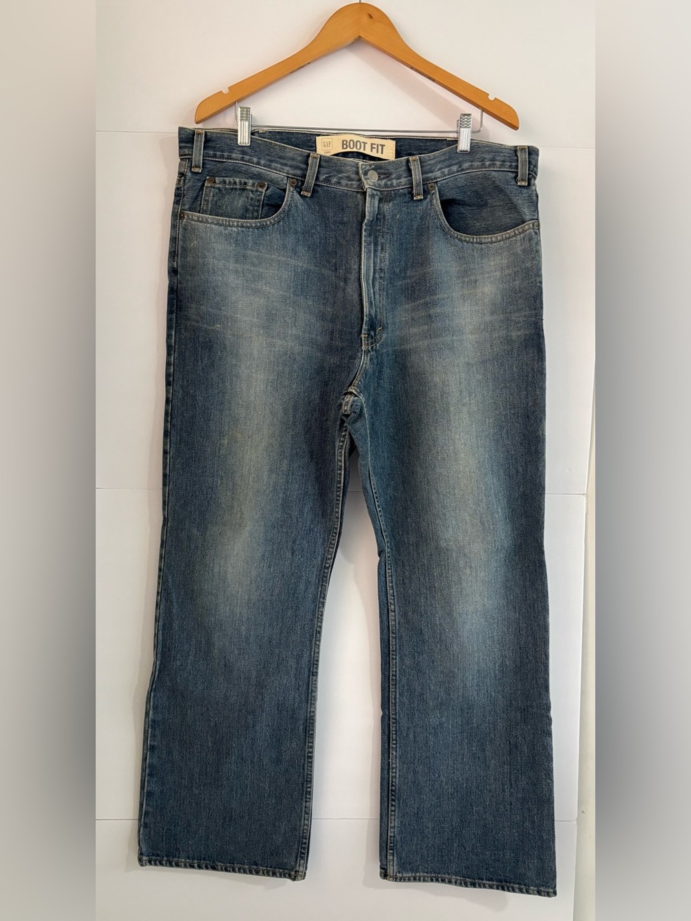 Vintage Gap 1969 Boot Fit Jeans Men’s 38x30 Medium Wash Denim Y2K Relaxed Fit